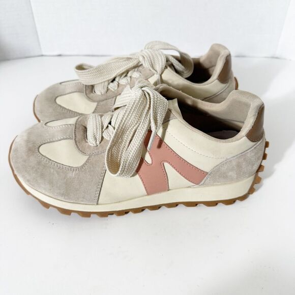 Somiliss Womens Wide Toe Box Microfiber Leather Suede Patchwork Sneakers Sz 8.5 - Picture 5 of 10